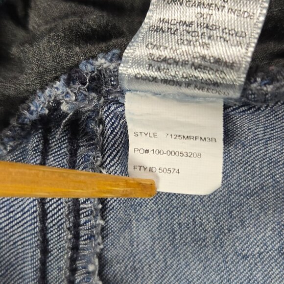 Christopher & Banks Boho‎ Trim Cropped Jeans Sz 8 Festival Raw Hem Denim - Picture 8 of 12